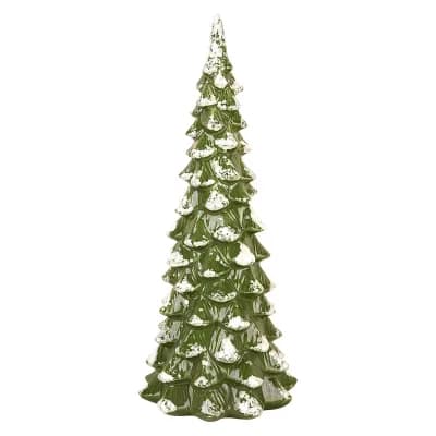 Large Frosted Tree Table Decor
