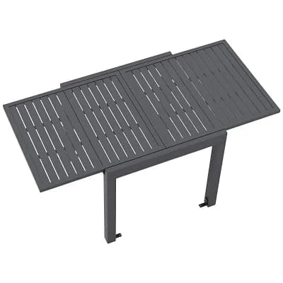Modern Aluminum Outdoor Dining Table for Patio or Deck