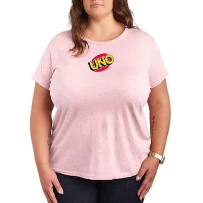 Plus Size UNO Logo Graphic Tee