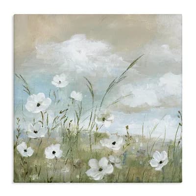 Stupell Home Decor Clouds Beyond Meadow Canvas Wall Art