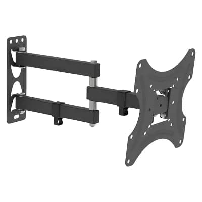 Adjustable Wall Mount TV Bracket for TVs with Tilt and Floor-Saving Design