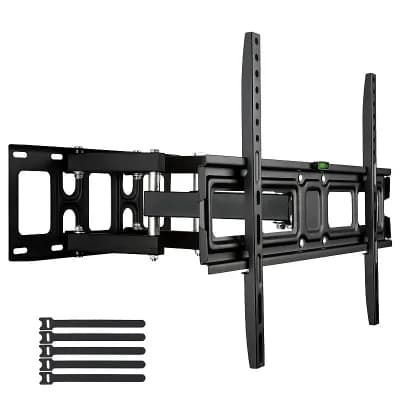 Adjustable Wall Mount TV Bracket with Spirit Level for Living Rooms