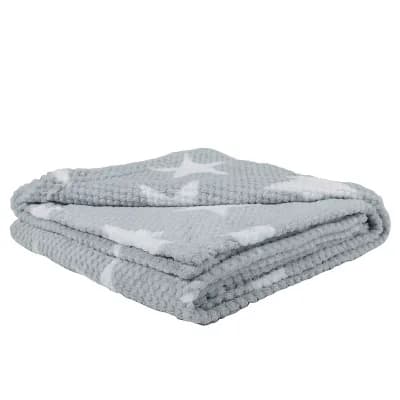 Home Soft Things Star Flannel Throw Blanket