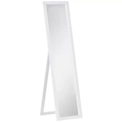 Full-Length Dressing Mirror with Frame, Freestanding or Wall-Mounted