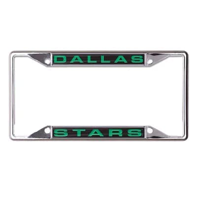 WinCraft Dallas Stars Printed Metal License Plate Frame