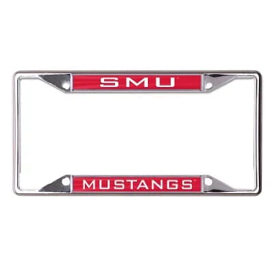 WinCraft SMU Mustangs Laser-Cut License Plate Frame