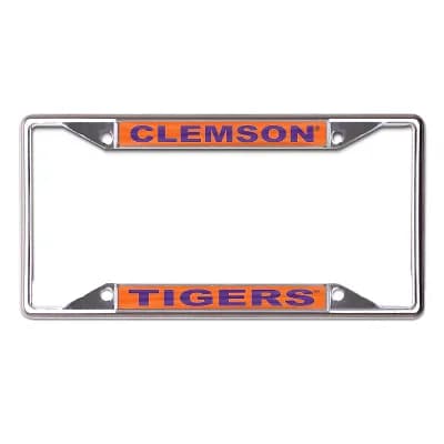 WinCraft Clemson Tigers Printed Primary Metal License Plate Frame