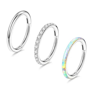 Hinged Nose Hoops for Piercing