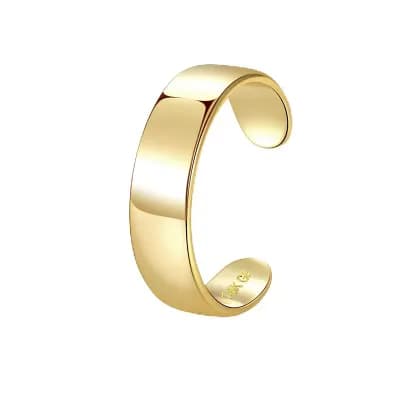 Solid Gold Open Toe Rings Women