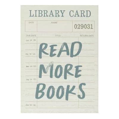 Library Card Caption Box
