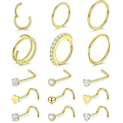 Simple Nose Piercing Set