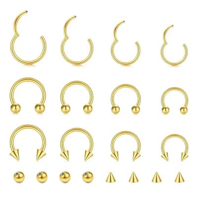 Clicker Nose Hoop Ring