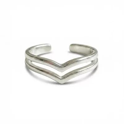 Handmade Adjustable Open Band Toe Ring