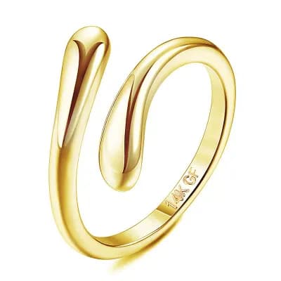 Gold Filled Adjustable Toe Rings