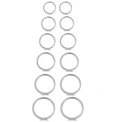 12 pc Nose Ring Set