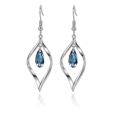 Leaf Waterdrop Dangle Earrings
