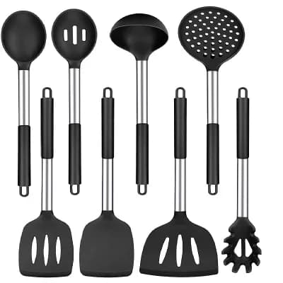 8 pc Silicone Kitchen Utensil Set