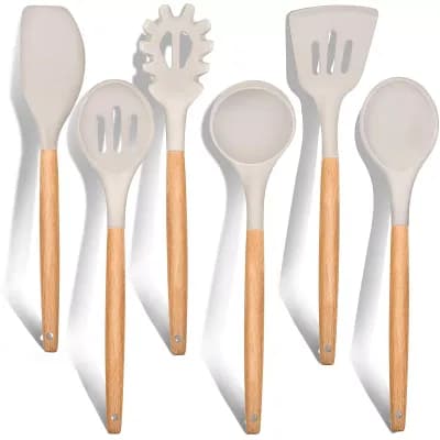 6 pc Silicone Kitchen Utensil Set