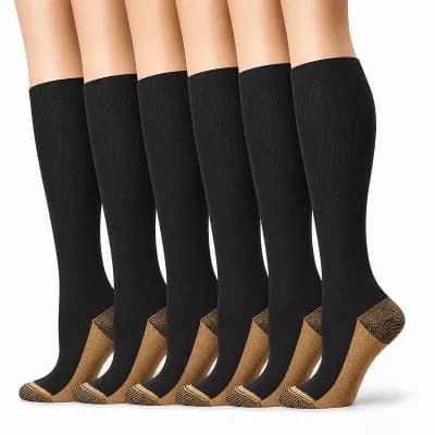 Copper Compression Socks 8 Pack