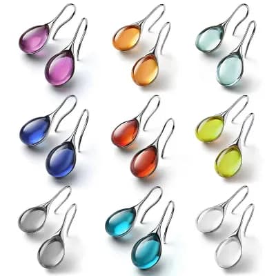 Elegant Crystal Dangle Earrings
