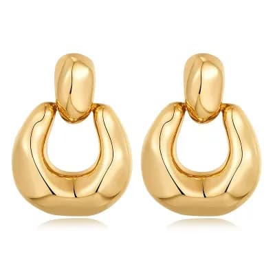 Statement Hoop Drop Earrings