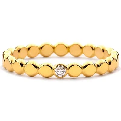 Women Stackable Band Rings