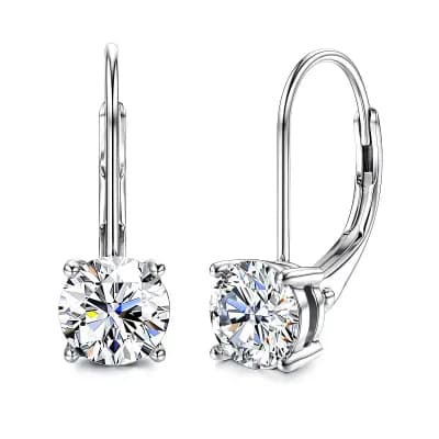Round Drop Dangle Earrings