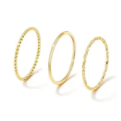 Dainty Stackable Ring Set