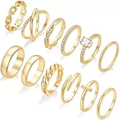 Dainty Stackable Ring Set