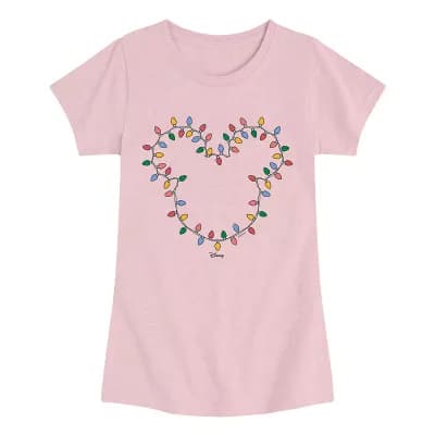 Girls 7-16 Disney's Mickey Mouse Christmas Lights Graphic Tee
