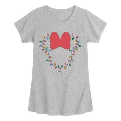 Girls 7-16 Disney's Minnie Mouse Christmas Lights Graphic Tee