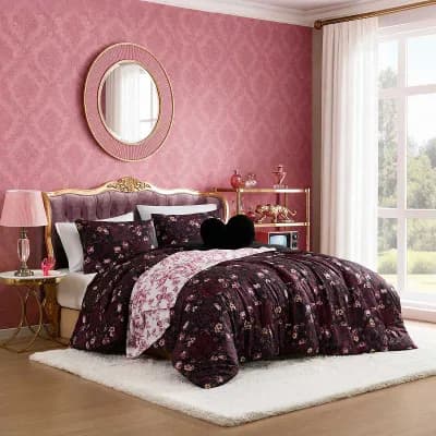 Betsey Johnson Gothic Patchwork Comforter Set