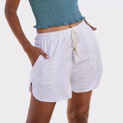 Lascana Women's Metallic Pull On Shorts