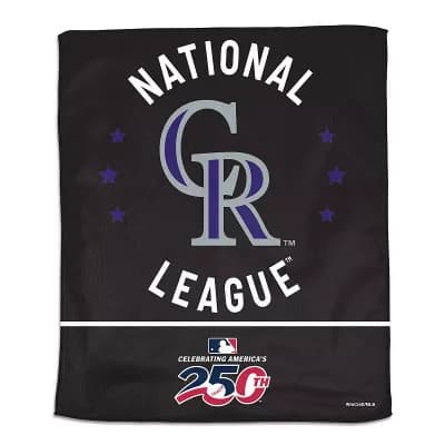 "WinCraft Colorado Rockies 15"" x 18"" America 250 Rally Towel"