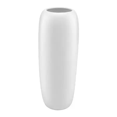 Modern Ceramic Vase for Home Decor Minimalist Tapered Flower Vase for Centerpiece 3.3"Lx3.3"Wx8.1"H