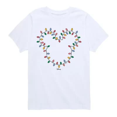 Boys 8-20 Disney's Mickey Mouse Christmas Lights Short Sleeve Graphic Tee