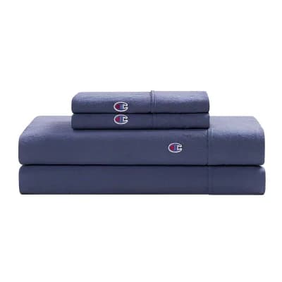 Champion® Embroidery Patch Microfiber Sheet Set