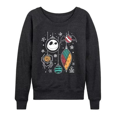 Women's Disney's The Nightmare Before Christmas French Terry Long Sleeve Tee
