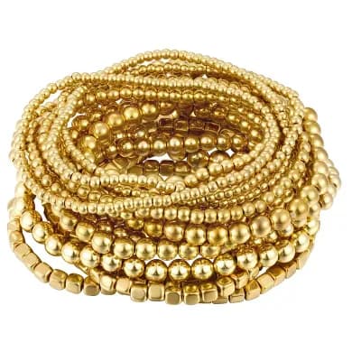 Beaded Stretch Bracelet Set