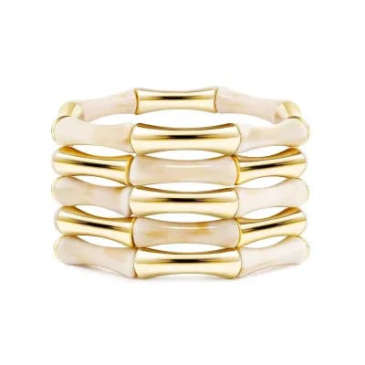 Tube Bangle Bracelet Set