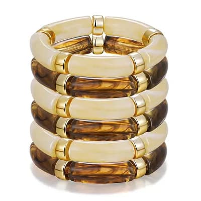 Stretch Resin Bracelet Set
