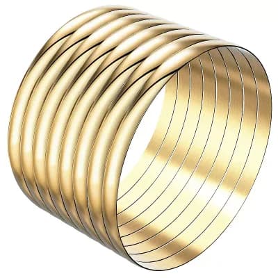 Round Steel Wrist Bangles