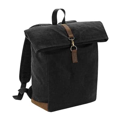 Quadra Heritage Leather Trim Backpack
