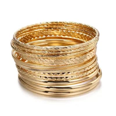 Chunky Twisted Wrist Bangles