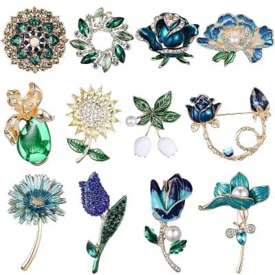 Crystal Retro Pin Collection