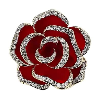 Camellia Flower Brooch