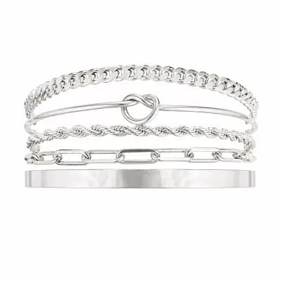 Chunky Link Bracelet Set
