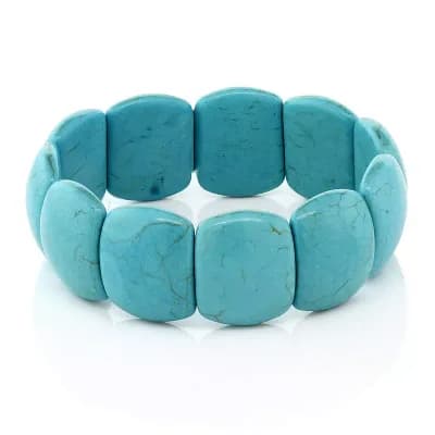 Simulated Turquoise Bangle