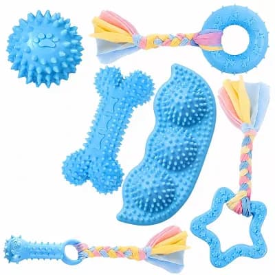 Rubber Rope Bone Toy