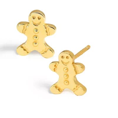 GINGERBREAD Stud Earrings